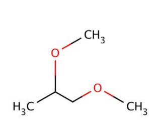 1,2-Dimethoxypropane (CAS 7778-85-0) - chemical structure image