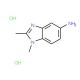1,2-Dimethyl-1H-benzoimidazol-5-ylamine dihydrochloride - chemical structure image