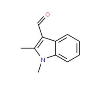 1,2-Dimethyl-1H-indole-3-carboxaldehyde (CAS 38292-40-9) - chemical structure image