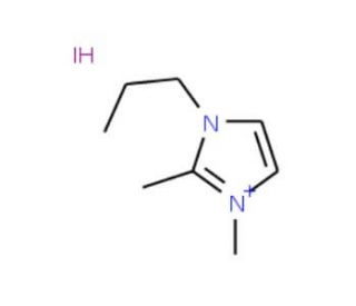 1,2-Dimethyl-3-propylimidazolium Iodide (CAS 218151-78-1) - chemical structure image