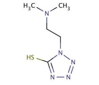 1-[2-(Dimethylamino)ethyl]-1H-tetrazole-5-thiol (CAS 61607-68-9) - chemical structure image