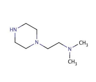 1-[2-(Dimethylamino)ethyl]piperazine (CAS 3644-18-6) - chemical structure image