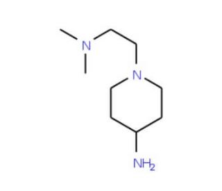1-[2-(dimethylamino)ethyl]piperidin-4-amine (CAS 926219-84-3) - chemical structure image