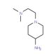 1-[2-(dimethylamino)ethyl]piperidin-4-amine (CAS 926219-84-3) - chemical structure image