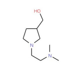 {1-[2-(dimethylamino)ethyl]pyrrolidin-3-yl}methanol - chemical structure image