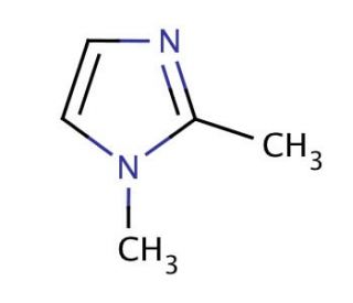 1,2-Dimethylimidazole (CAS 1739-84-0) - chemical structure image