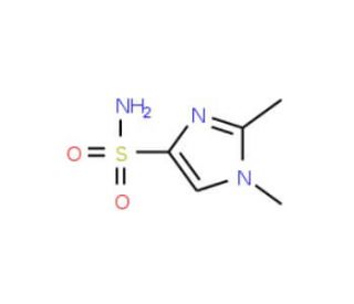 1,2-Dimethylimidazole-4-sulfonamide (CAS 415913-06-3) - chemical structure image