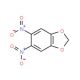 1,2-Dinitro-4,5-methylenedioxybenzene (CAS 7748-59-6) - chemical structure image