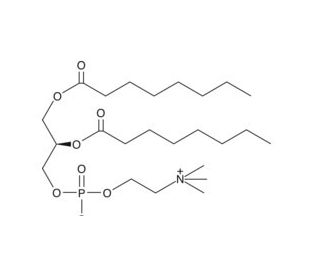 1,2-Dioctanoyl PC (CAS 19191-91-4) - chemical structure image