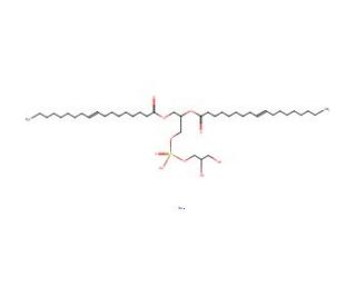 1,2-Dioleoyl-sn-glycero-3-phospho-rac-glycerol sodium salt (CAS 67254-28-8) - chemical structure image