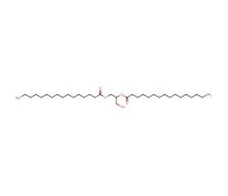 1,2-Dipalmitoyl-rac-glycerol (CAS 40290-32-2) - chemical structure image