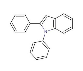 1,2-Diphenylindole (CAS 18434-12-3) - chemical structure image