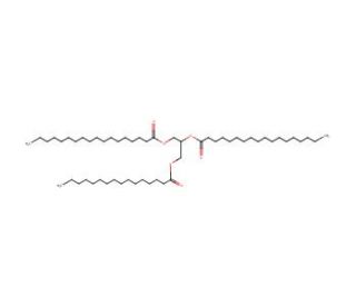 1,2-Distearoyl-3-palmitoyl-rac-glycerol (CAS 5281-50-5) - chemical structure image