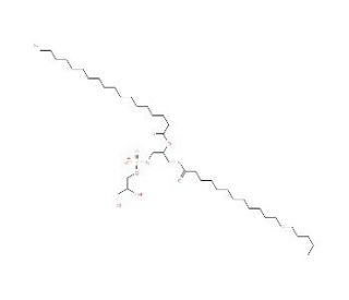 1,2-Distearoyl-sn-glycero-3-phospho-rac-glycerol sodium salt (CAS 200880-42-8) - chemical structure image