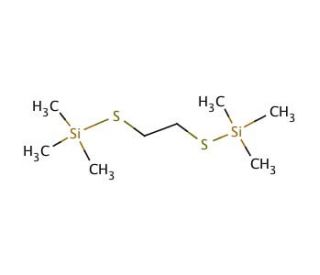 1,2-Ethanedithiobis(trimethylsilane) (CAS 51048-29-4) - chemical structure image