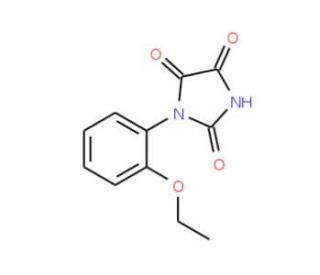 1-(2-ethoxyphenyl)imidazolidine-2,4,5-trione - chemical structure image