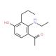 1-[2-(Ethylamino)-4-hydroxy-3-propylphenyl]ethan-1-one - chemical structure image
