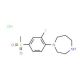 1-[2-Fluoro-4-(methylsulfonyl)phenyl]-homopiperazine hydrochloride - chemical structure image