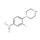 1-(2-Fluoro-4-nitrophenyl)piperazine (CAS 154590-33-7) - chemical structure image
