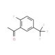 1-[2-Fluoro-5-(trifluoromethyl)phenyl]ethan-1-one (CAS 202664-53-7) - chemical structure image