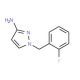 1-(2-Fluoro-benzyl)-1H-pyrazol-3-ylamine - chemical structure image