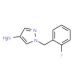 1-(2-Fluoro-benzyl)-1H-pyrazol-4-ylamine (CAS 925634-52-2) - chemical structure image