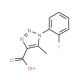 1-(2-Fluoro-phenyl)-5-methyl-1H-[1,2,3]triazole-4-carboxylic acid - chemical structure image