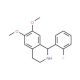 1-(2-Fluoro-phenyl)-6,7-dimethoxy-1,2,3,4-tetrahydro-isoquinoline - chemical structure image