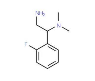 1-(2-Fluoro-phenyl)-N*1*,N*1*-dimethyl-ethane-1,2-diamine - chemical structure image