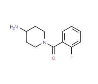 1-(2-fluorobenzoyl)piperidin-4-amine - chemical structure image