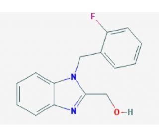 [1-(2-fluorobenzyl)-1H-benzimidazol-2-yl]methanol (CAS 309938-27-0) - chemical structure image