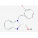 [1-(2-fluorobenzyl)-1H-benzimidazol-2-yl]methanol (CAS 309938-27-0) - chemical structure image