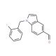 1-(2-Fluorobenzyl)-1H-indole-5-carbaldehyde - chemical structure image