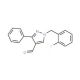 1-(2-Fluorobenzyl)-3-phenyl-1H-pyrazole-4-carbaldehyde - chemical structure image