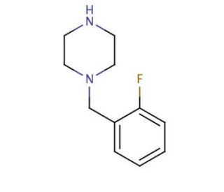 1-(2-Fluorobenzyl)piperazine (CAS 89292-78-4) - chemical structure image
