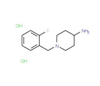 1-(2-Fluorobenzyl)piperidin-4-aminedihydrochloride - chemical structure image