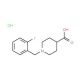 1-(2-Fluorobenzyl)piperidine-4-carboxylic acid hydrochloride - chemical structure image