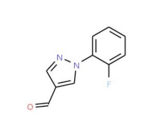 1-(2-Fluorophenyl)-1H-pyrazole-4-carbaldehyde (CAS 1015845-52-9) - chemical structure image