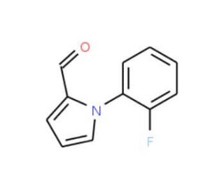 1-(2-Fluorophenyl)-1H-pyrrole-2-carboxaldehyde (CAS 132407-65-9) - chemical structure image