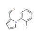 1-(2-Fluorophenyl)-1H-pyrrole-2-carboxaldehyde (CAS 132407-65-9) - chemical structure image