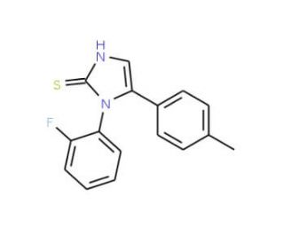 1-(2-fluorophenyl)-5-(4-methylphenyl)-1H-imidazole-2-thiol - chemical structure image