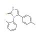 1-(2-fluorophenyl)-5-(4-methylphenyl)-1H-imidazole-2-thiol - chemical structure image