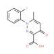 1-(2-fluorophenyl)-6-methyl-4-oxo-1,4-dihydropyridazine-3-carboxylic acid - chemical structure image