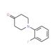 1-(2-Fluorophenyl)piperidin-4-one (CAS 115012-46-9) - chemical structure image