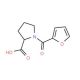 1-(2-furoyl)pyrrolidine-2-carboxylic acid (CAS 117918-56-6) - chemical structure image