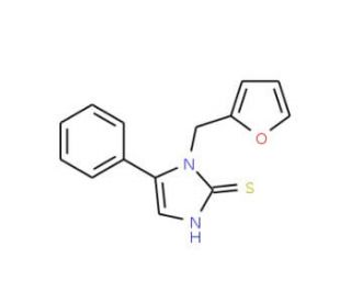 1-(2-furylmethyl)-5-phenyl-1H-imidazole-2-thiol - chemical structure image