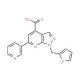 1-(2-furylmethyl)-6-pyridin-3-yl-1H-pyrazolo[3,4-b]pyridine-4-carboxylic acid - chemical structure image