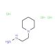 1-(2-hydrazinoethyl)piperidine trihydrochloride - chemical structure image