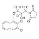 1-[2-Hydroxy-3-(1-naphthalenyloxy)propyl]-2,5-pyrrolidinedione-d7 - chemical structure image