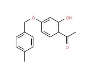 1-{2-Hydroxy-4-[(4-methylbenzyl)oxy]phenyl}-1-ethanone - chemical structure image